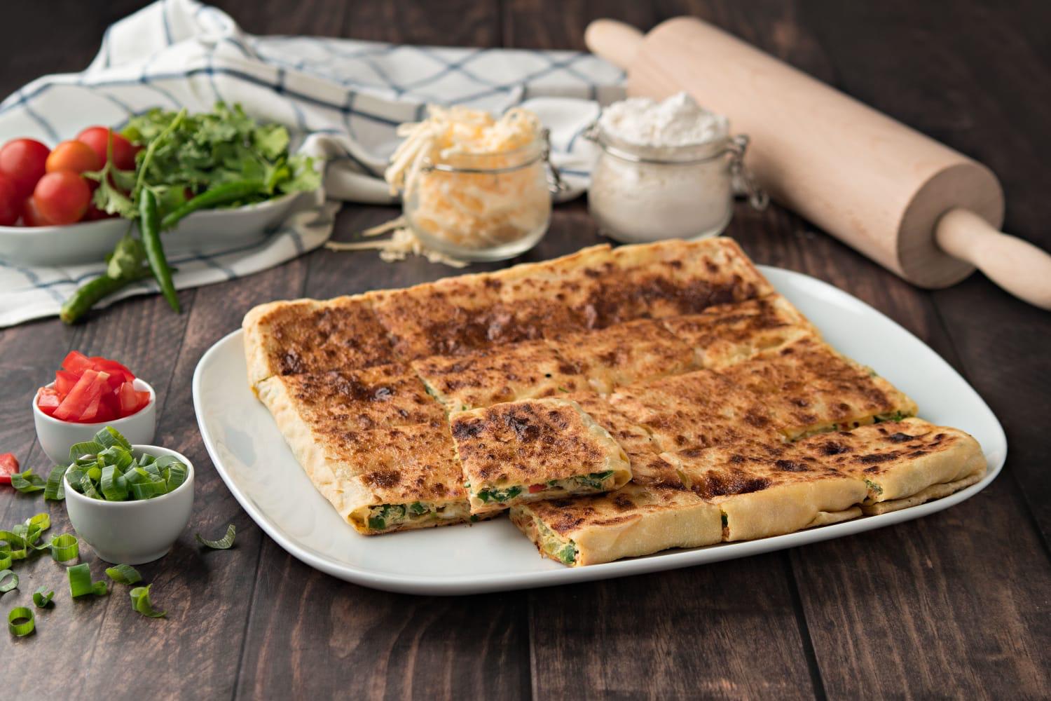 مطبق بالخضار